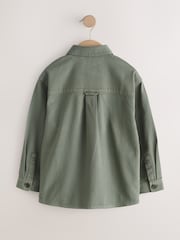 Khaki Green Canvas Overshirt (3-16yrs) - Image 9 of 11