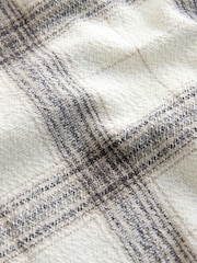 Grey/White Check Zip Through Overshirt (3-16yrs) - Image 9 of 9