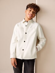 Ecru Canvas Overshirt (3-16yrs) - Image 1 of 7