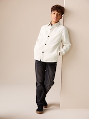 Ecru Canvas Overshirt (3-16yrs) - Image 3 of 7