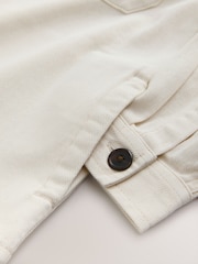 Ecru Canvas Overshirt (3-16yrs) - Image 6 of 7