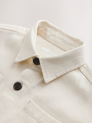 Ecru Canvas Overshirt (3-16yrs) - Image 7 of 7