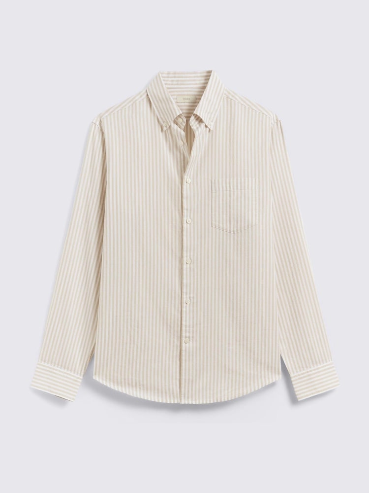 MOSS Brown Lightweight Oxford Shirt - Image 4 of 4
