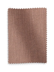 Relaxed Linen Look Rust Brown Hensley Wooden Accent Chair - Image 10 of 10