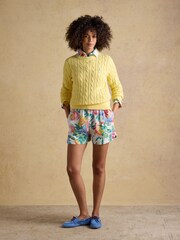 Joules Multi Floral Pull On Linen Short - Image 3 of 7