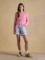 Modrá & Bílá Toile Tisk - Džínové kraťasy Joules - Obrázek 5 z 8