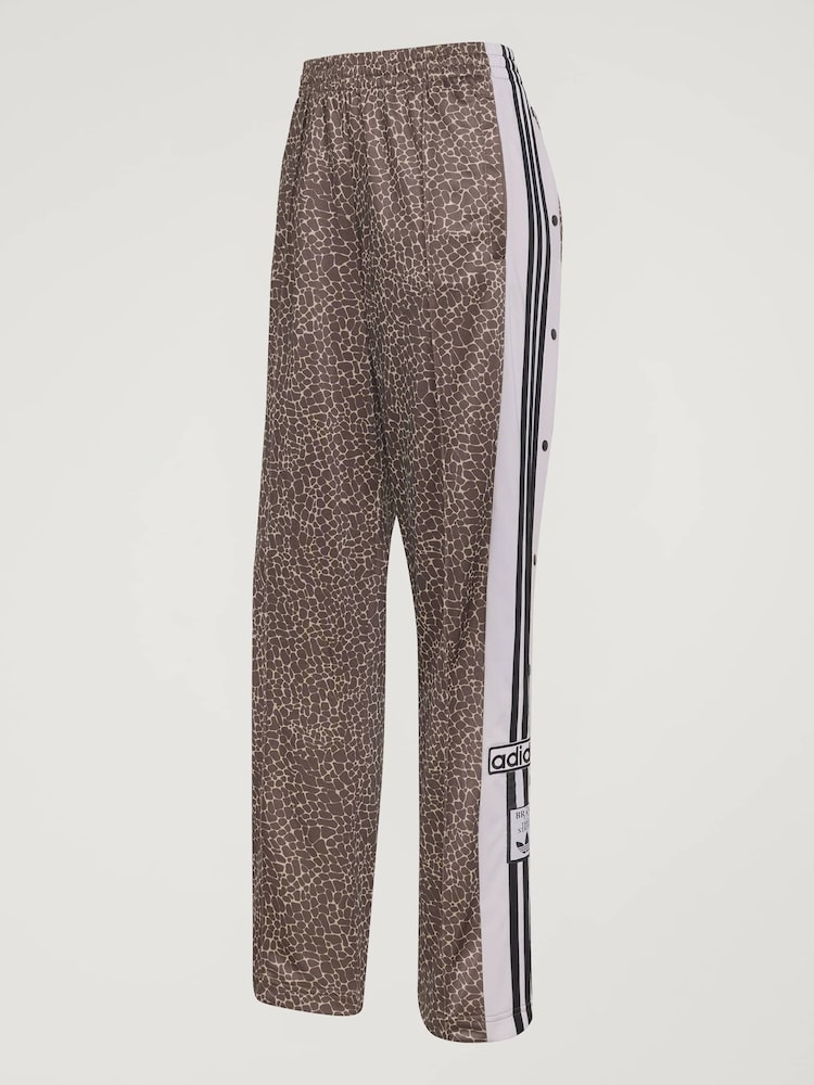 adidas Originals Brown All Over Animal Print Adibreak Trousers - Image 13 of 13