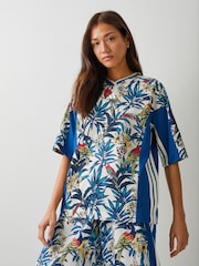 כחול  - adidas Adidas X Farm Rio Premium T-Shirt - תמונה 1 מתוך 4