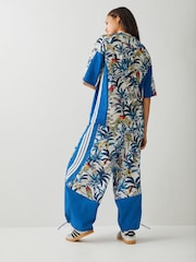 כחול  - adidas Adidas X Farm Rio Premium T-Shirt - תמונה 3 מתוך 4