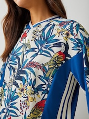 כחול  - adidas Adidas X Farm Rio Premium T-Shirt - תמונה 4 מתוך 4