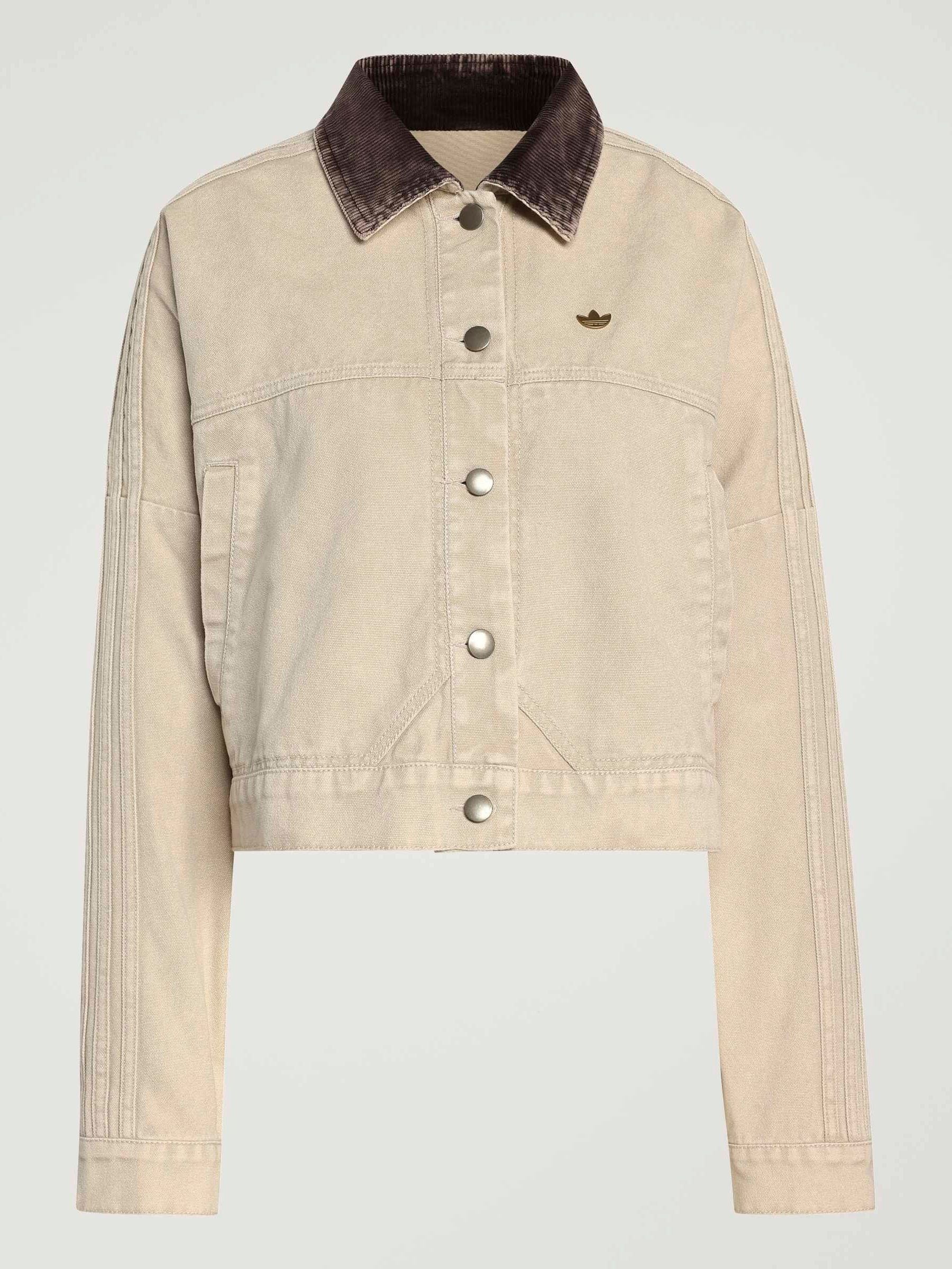 Buy adidas Originals Brown Canvas Track Top from Next USA