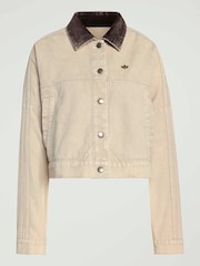 adidas Originals Brown Canvas Track Top - Image 12 of 12