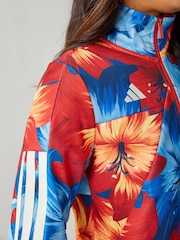 adidas Blue X Farm Rio Tiro Print Track Top - Image 4 of 4