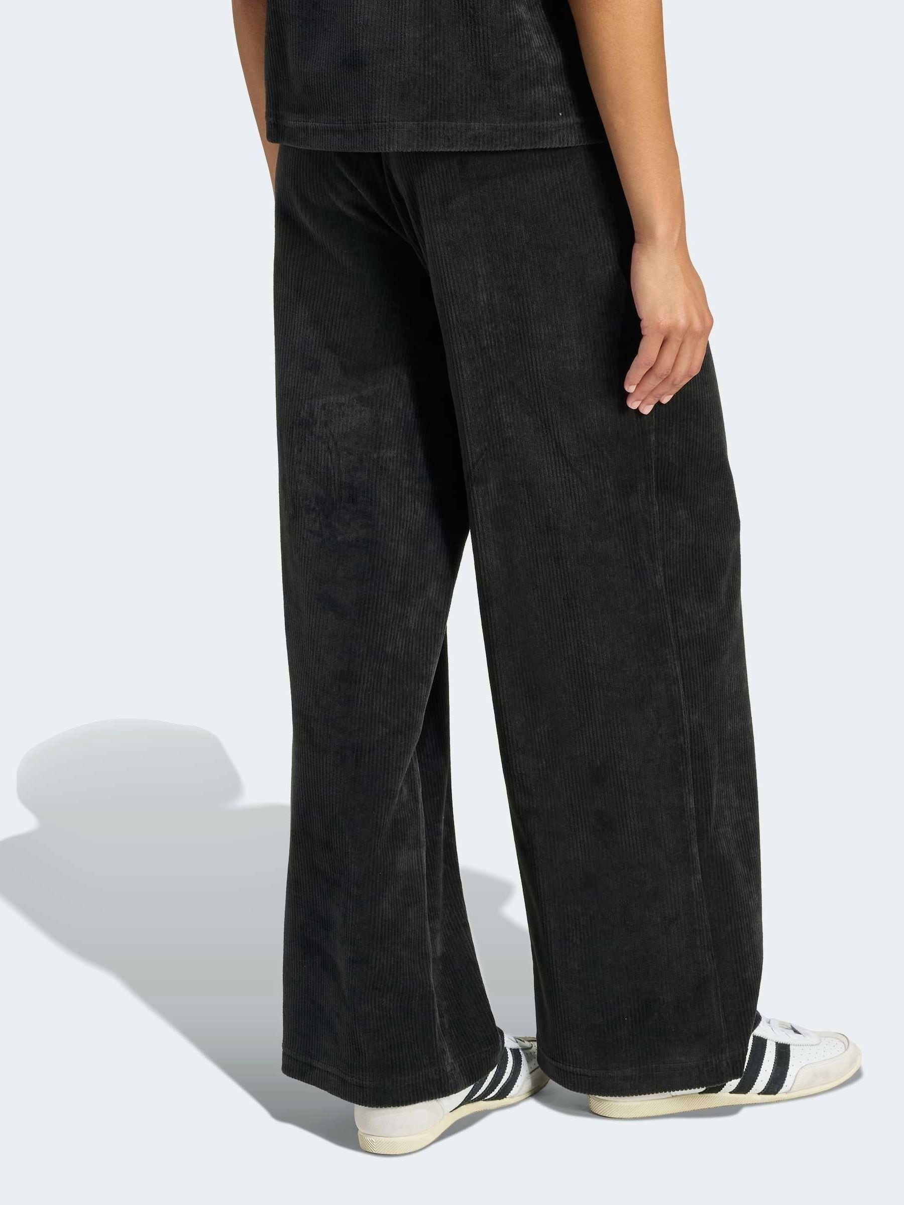 Buy adidas Originals Black Essentials Chenile Track Trousers from