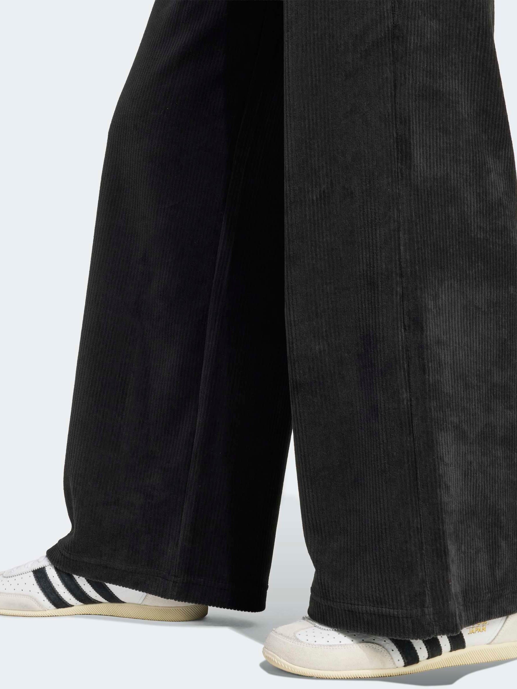Buy adidas Originals Black Essentials Chenile Track Trousers from