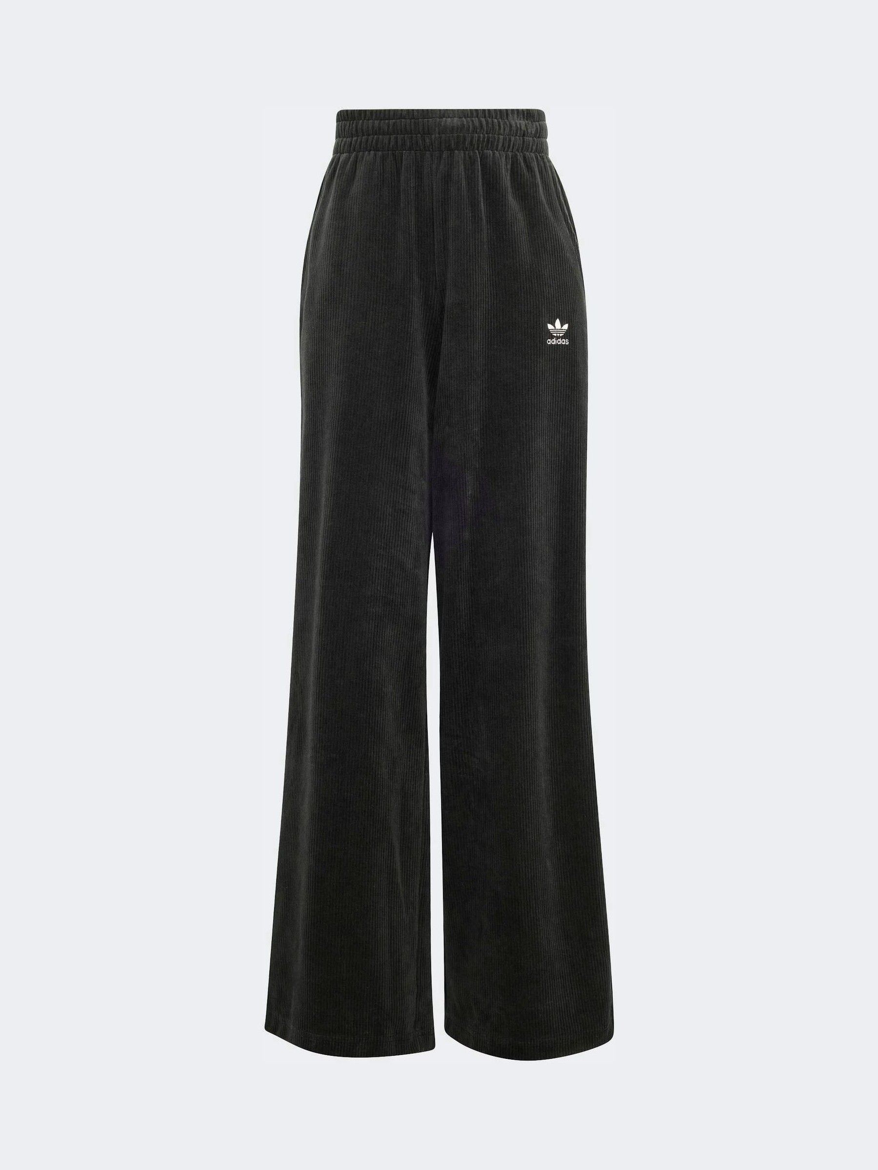 Buy adidas Originals Black Essentials Chenile Track Trousers from