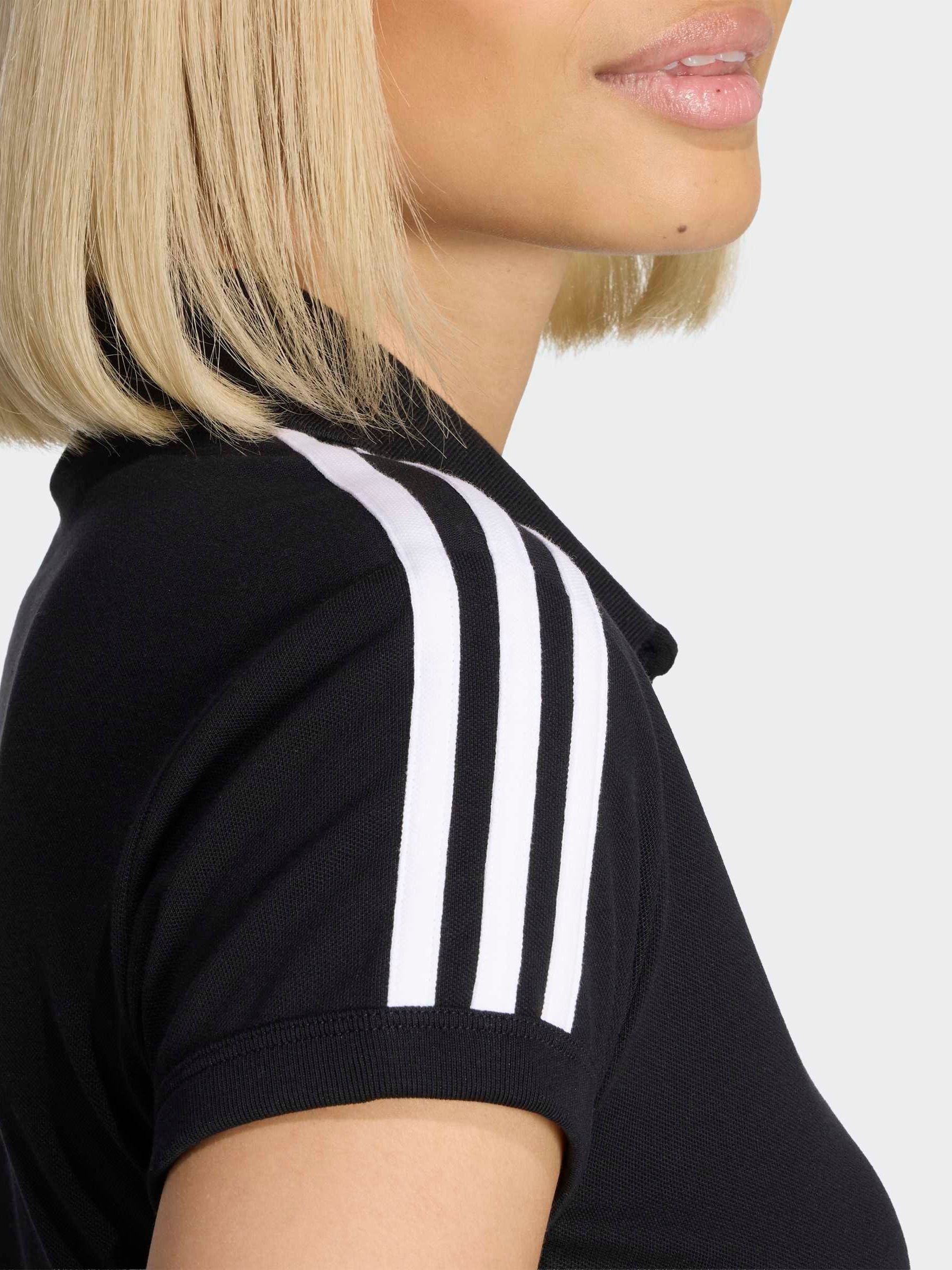 Buy adidas Originals Black 3-Stripes Polo Shirt from Next Singapore