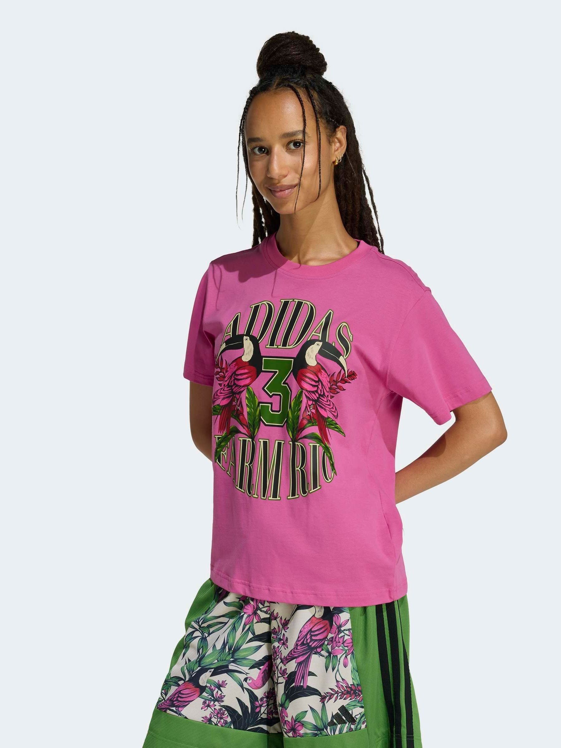 Buy adidas Pink X Farm Rio Graphic T-Shirt from Next South Africa