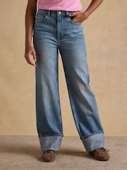 Joules Jeans mit Hoher Taille, Weitem Bein und Umschlag - Bild 4 von 11