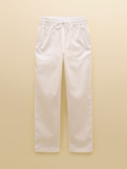 Joules Ecru Relaxed Chino Tapered Trousers - Image 8 of 8