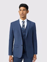 Ted Baker Tailoring Blue Performance Panama Jacket - Image 1 of 7