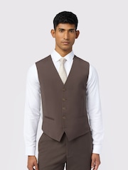 Ted Baker Tailoring Natural Tonic Waistcoat - Image 1 of 3