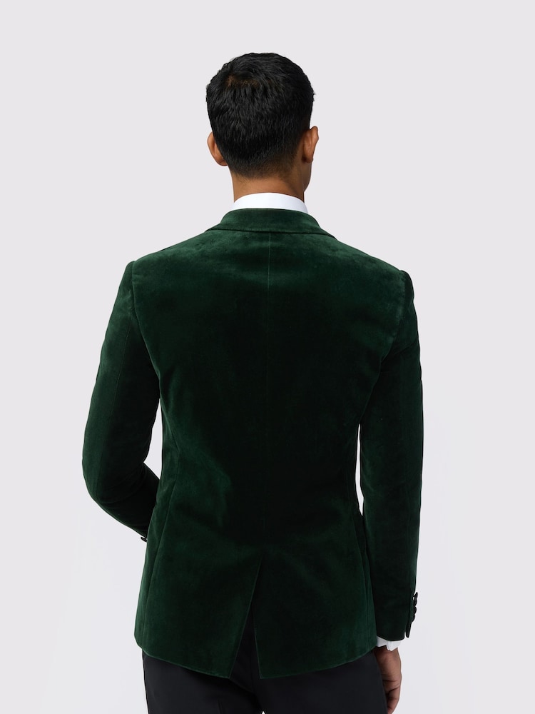 Ted Baker Tailoring Green Velvet Jacket - Image 2 of 5