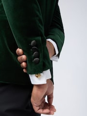 Ted Baker Tailoring Green Velvet Jacket - Image 5 of 5