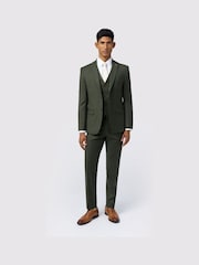 Ted Baker Tailoring Slim Green Lear Flannel Jacket - Imagen 3 de 6