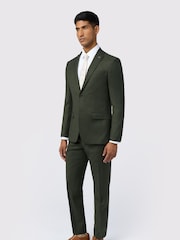 Ted Baker Tailoring Slim Green Lear Flannel Jacket - Imagen 4 de 6