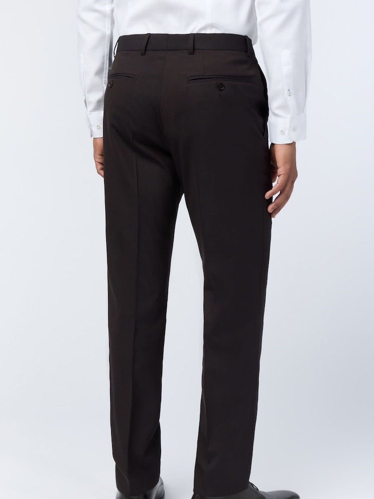 Ted Baker Tailoring Slim Purple Alben Tonic Trousers - Image 2 of 3 Ted Baker Tailoring Slim Purple Alben Tonic Trousers - Image 2 of 3