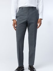 Ted Baker Tailoring Grey Performance Panama Trousers - Image 1 of 2
