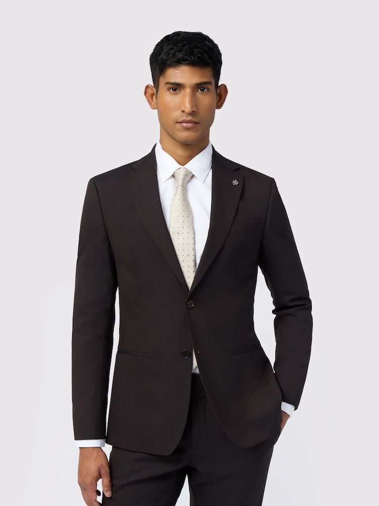 Ted Baker Tailoring Slim Purple Alben Plum Tonic Jacket - صورة 1 من 6
