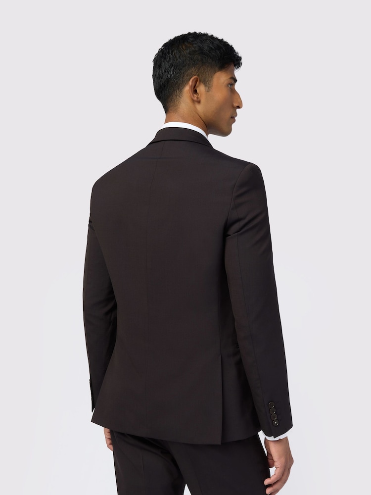 Ted Baker Tailoring Slim Purple Alben Plum Tonic Jacket - صورة 2 من 6
