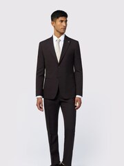 Ted Baker Tailoring Slim Purple Alben Plum Tonic Jacket - صورة 3 من 6