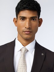 Ted Baker Tailoring Slim Purple Alben Plum Tonic Jacket - صورة 4 من 6
