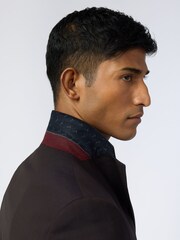 Ted Baker Tailoring Slim Purple Alben Plum Tonic Jacket - صورة 5 من 6