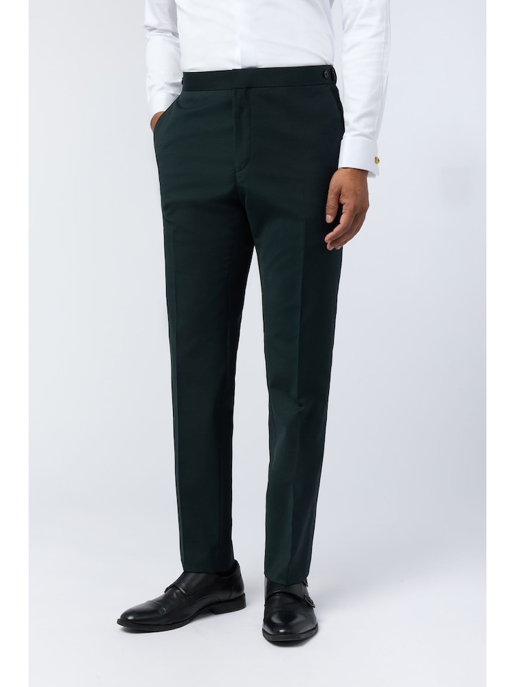 Ted Baker Tailoring Green Tuxedo Trousers - Image 2 of 8