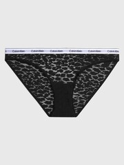 Calvin Klein Black Lace Bikini Briefs - Image 6 of 6