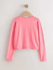 Fluro Rose - Cardigan boutonné 3ans -16ans (3mois -16ans) - Image 6 de 8