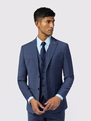 Ted Baker Tailoring Slim Blue Foyle Airforce Scratch Jacket - Image 1 of 5