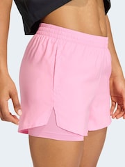 adidas Black Ground Workout Essentials 2In1 Shorts - Image 5 of 6