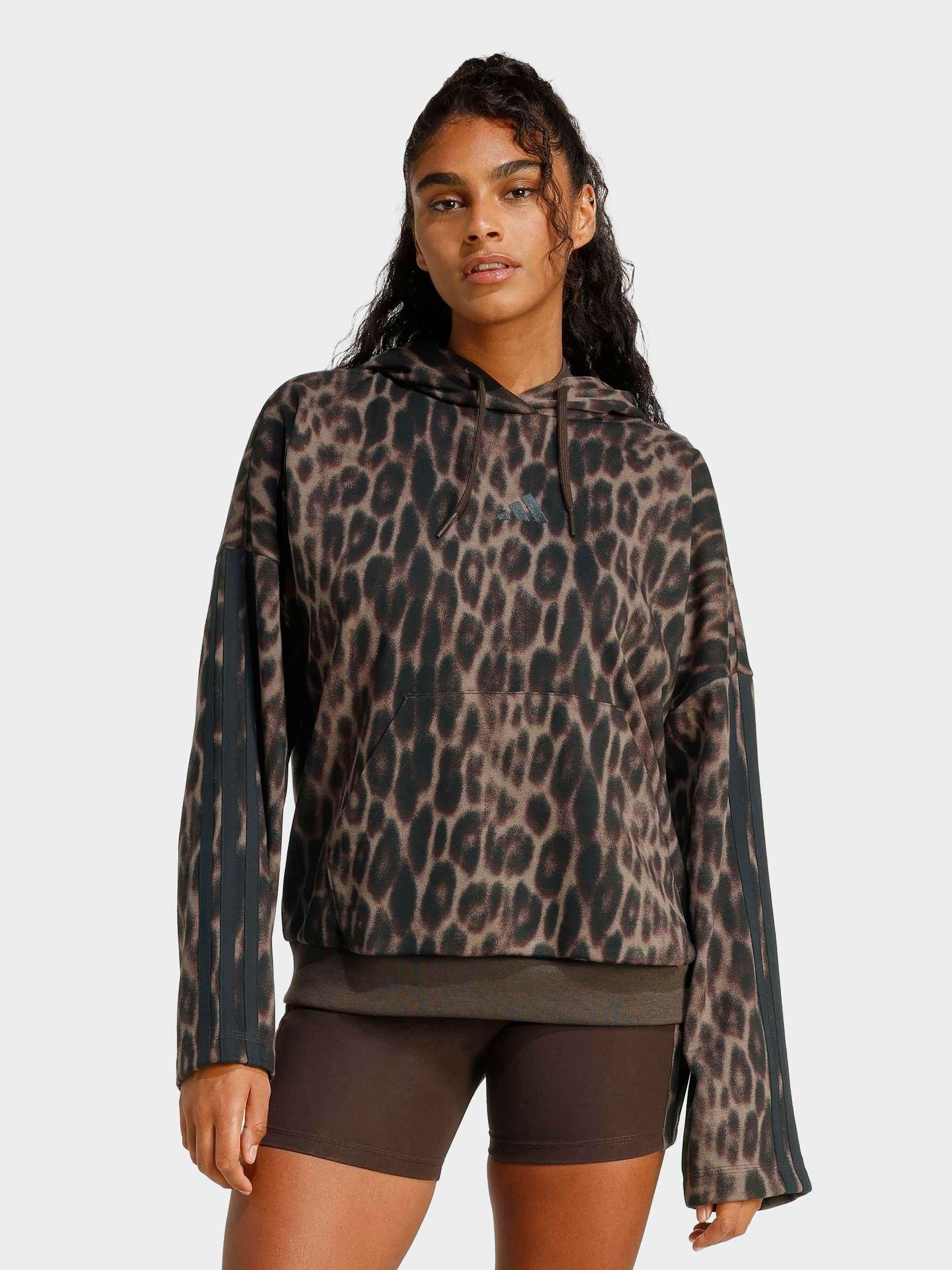 adidas レオパード パーカー Buy adidas Animal Seasonal Essentials Leopard Print French Terry