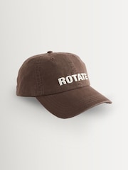 Rotate Brown Canvas Logo Cap - Image 1 of 1