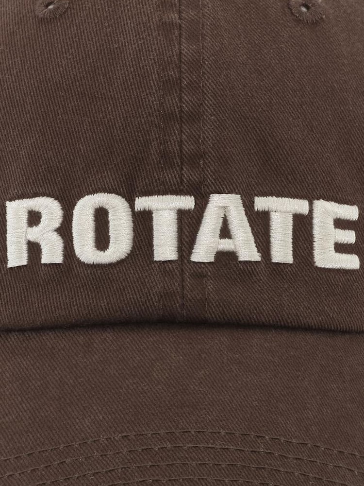 Rotate Brown Canvas Logo Cap - Image 3 of 3