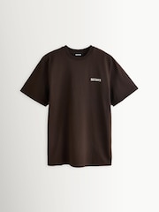 Rotate Brown Jersey Oversized T-Shirt - Image 1 of 1