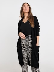 JD Williams Black Acrylic Edge to Edge Cardigan - Image 1 of 4