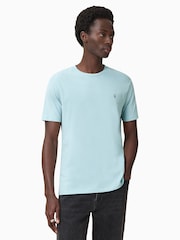 AllSaints Blue Brace Short Sleeve Crew T-Shirts 3 Pack - Image 2 of 9