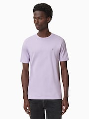 AllSaints Blue Brace Short Sleeve Crew T-Shirts 3 Pack - Image 4 of 9
