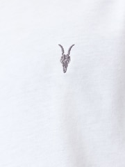 AllSaints Blue Brace Short Sleeve Crew T-Shirts 3 Pack - Image 7 of 9